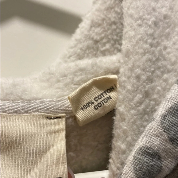 Nanavatee | Gray & white Leopard Print Sleeveless Hoodie Dress with pockets - sm - Picture 3 of 8